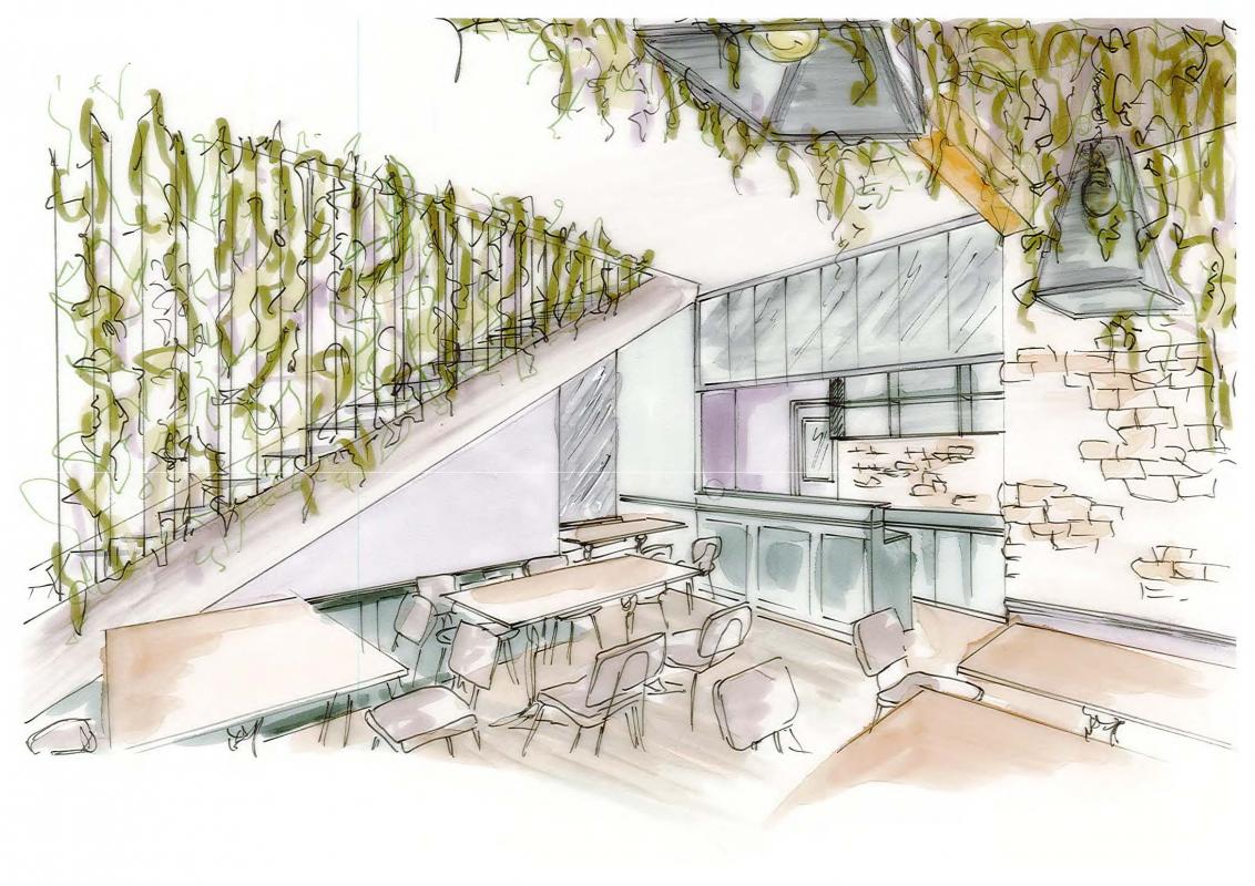 Esquisse - ALCOVE - Restaurant - BAYEUX