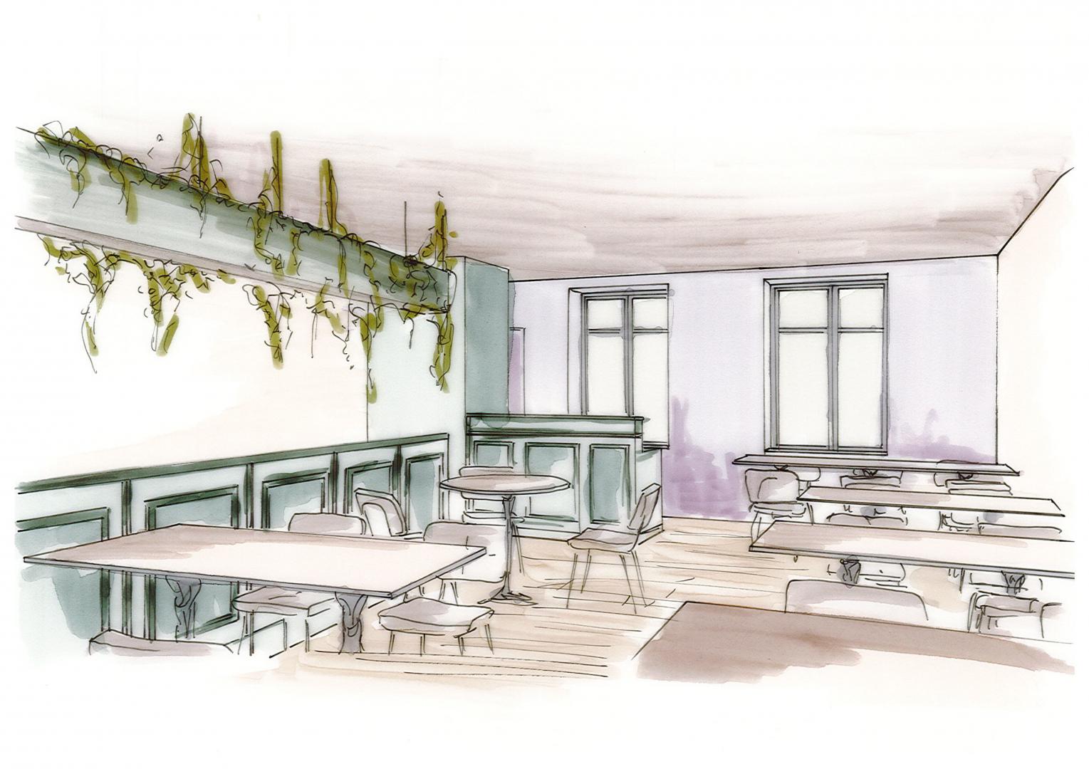 croquis restaurant