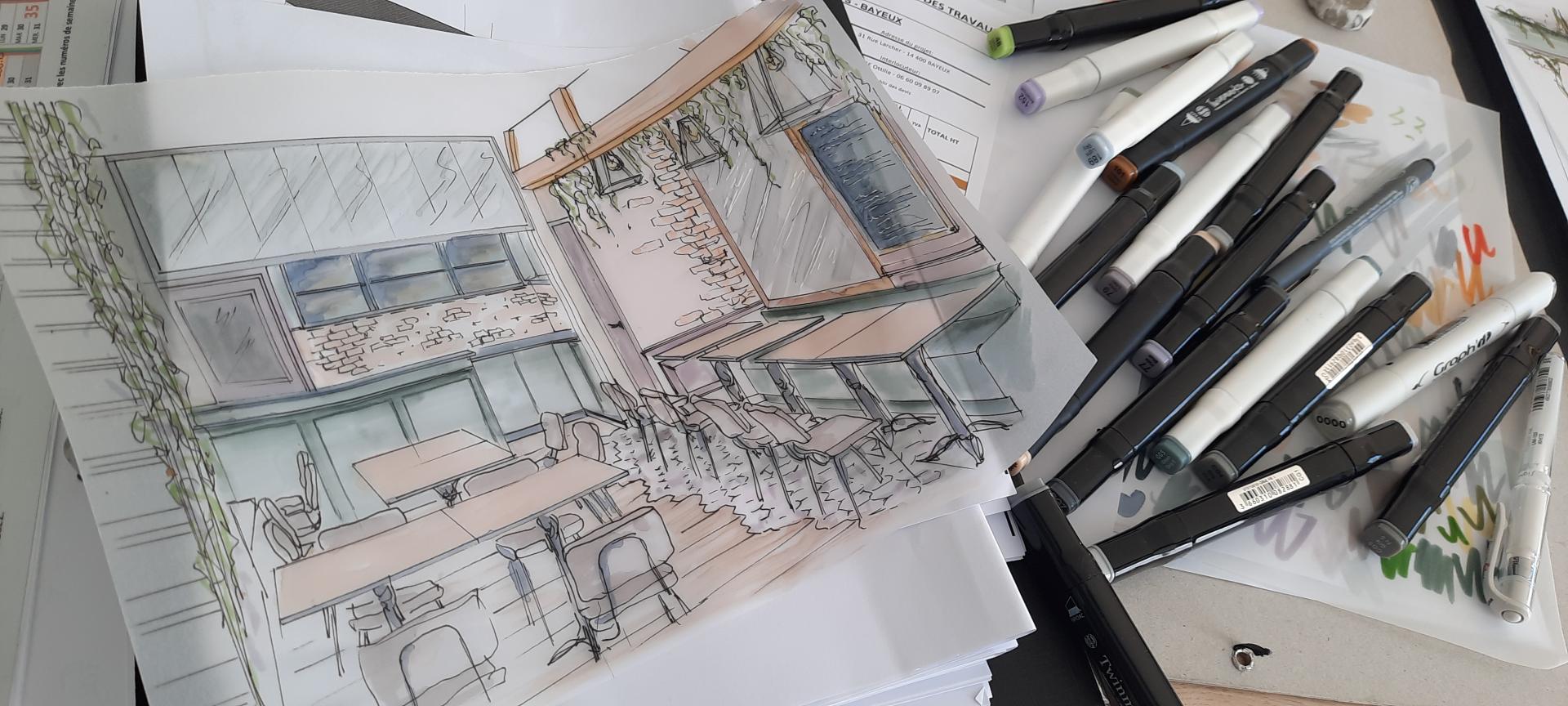Croquis restaurant