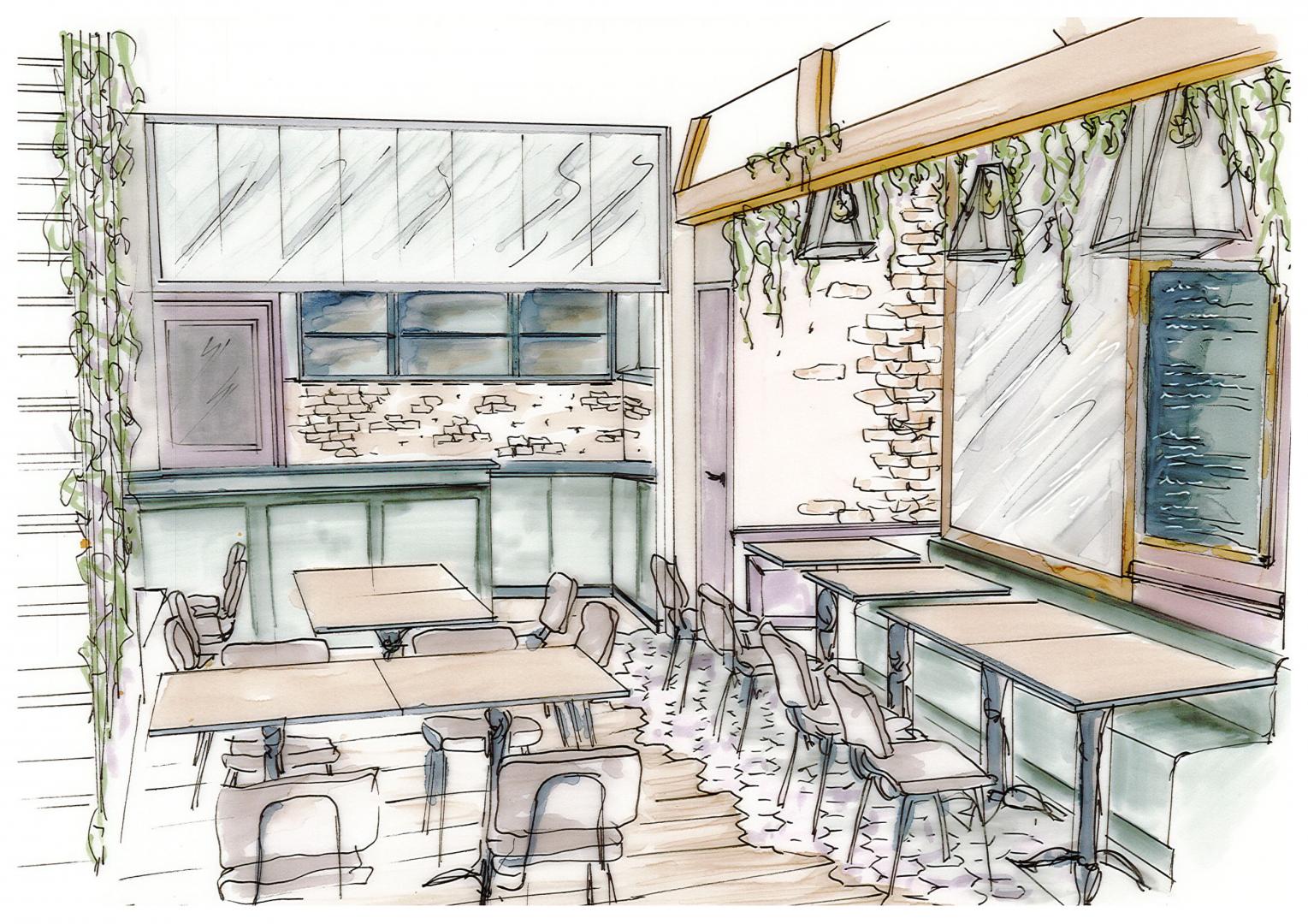 croquis restaurant