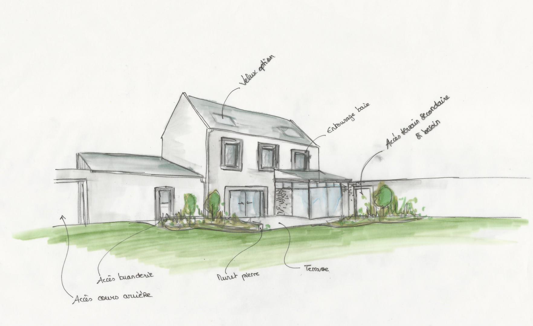 Permis de construire ... Réhabilitation d'une grange en maison principale
